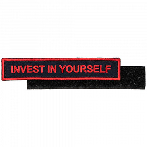 Шеврон на липучке Invest In Yourself